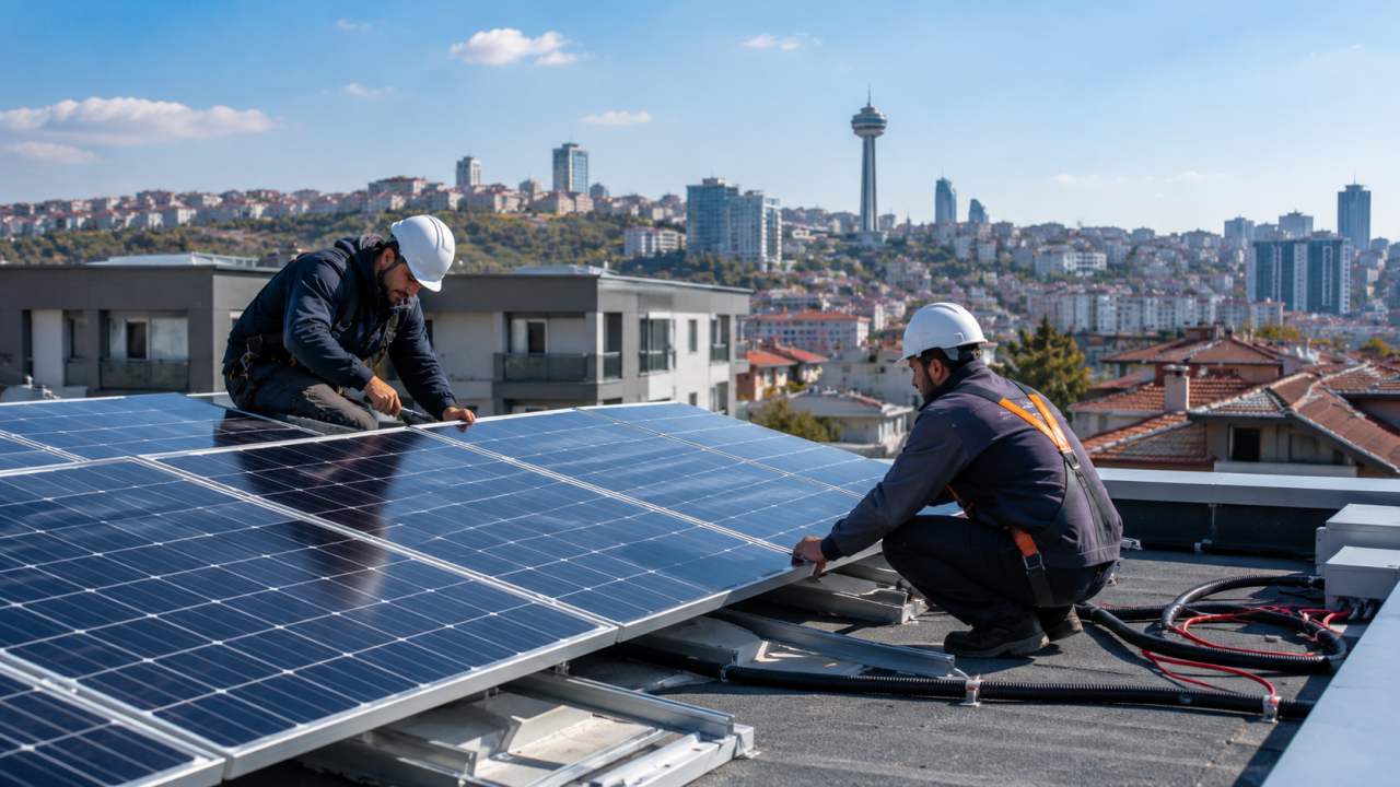 Ankara Güneş Enerjisi Sistemi Kurulumu Nasıl Yapılır