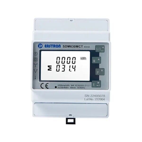Eastron SDM630-MCT Trifaz Akıllı Sayaç (CT'li)