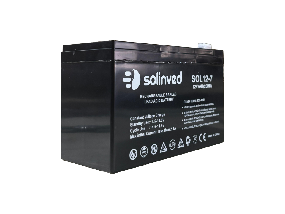 12V 7AH Ups Ve Alarm Aküsü