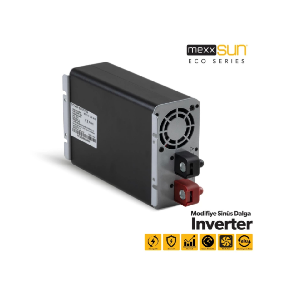 MexxSun 12V 1200W Modifiye Sinüs İnverter