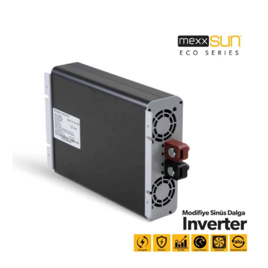 MexxSun 12V 2000W Modifiye Sinüs İnverter