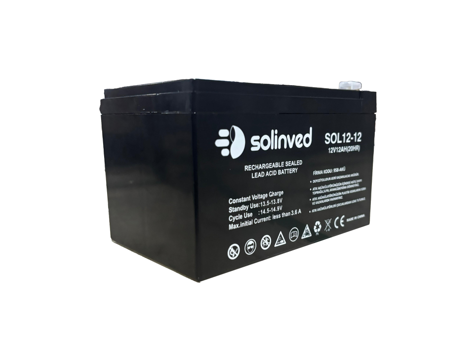 12V 12AH Ups Ve Alarm Aküsü