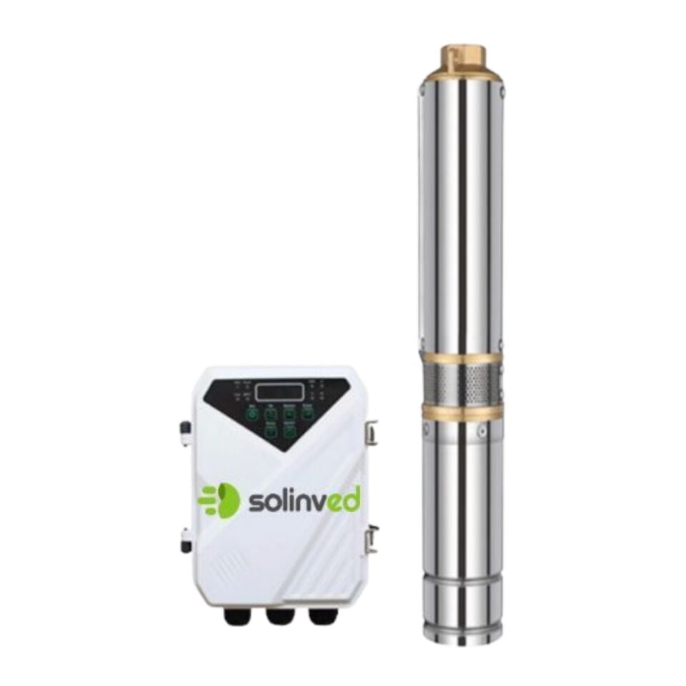 DC Pompa 4 İnç 48 Volt 750 Watt 6 Ton HMAX: 56 mt Outlet: 1,25