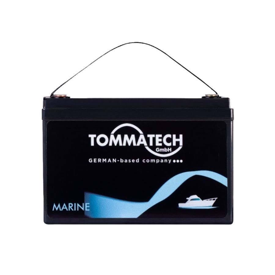 TommaTech 12.8 V 100 AH Marin Bluetooth Lityum Batarya 8000 Cycle