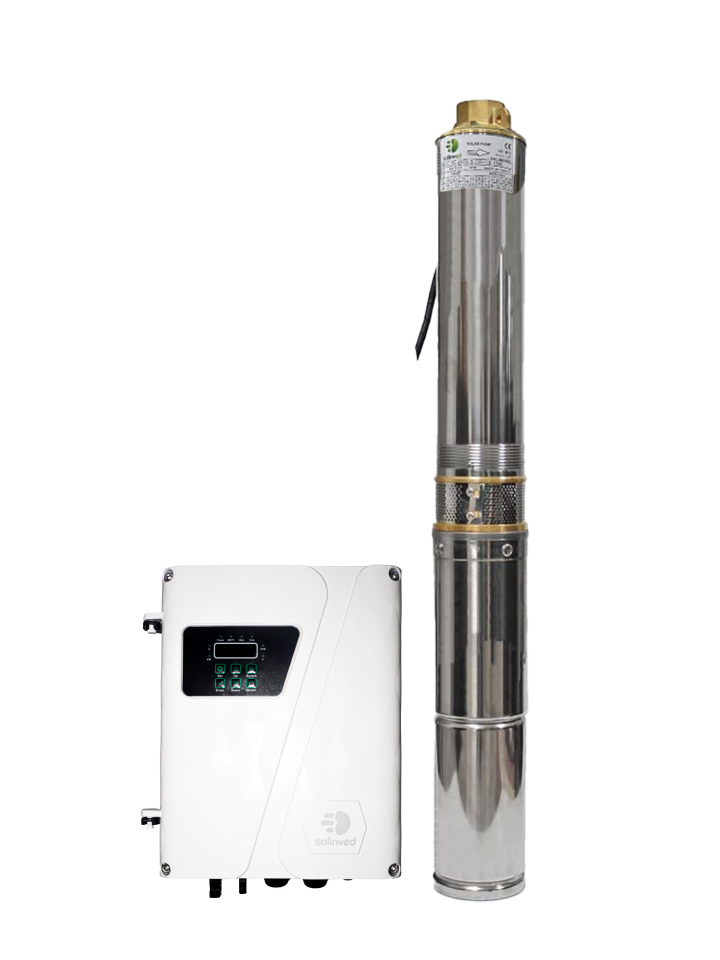 AC-DC Pompa 4 İnç 4000 Watt 22 Ton HMAX: 98 mt Outlet: 2