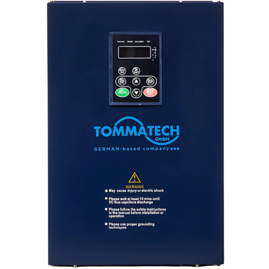 TommaTech 22 kW 900VDC 3 Faz/380VAC LED Ekran Sulama Pompası İnverteri