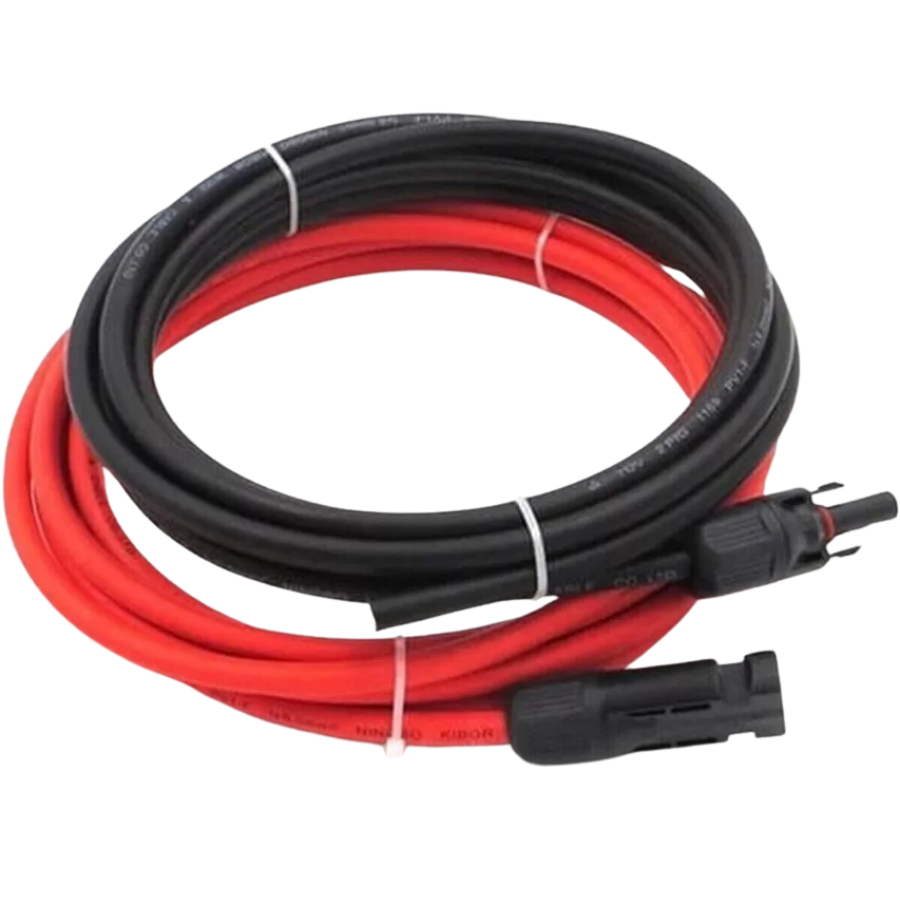 6 Mm Solar Kablo 20 Metre Mc4 Konnektörlü 10+10mt