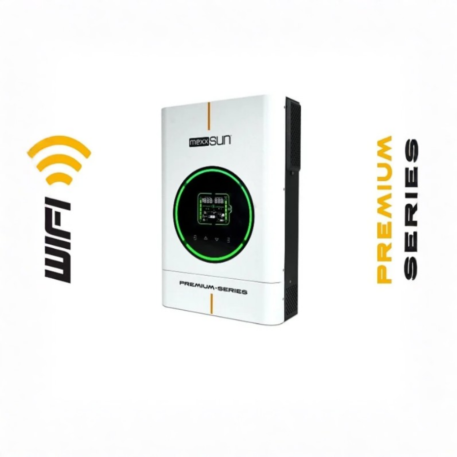 Mexxsun Premium 24V 4kW Tam Sinüs Akıllı İnverter (Wi-Fi/ Dual Output)
