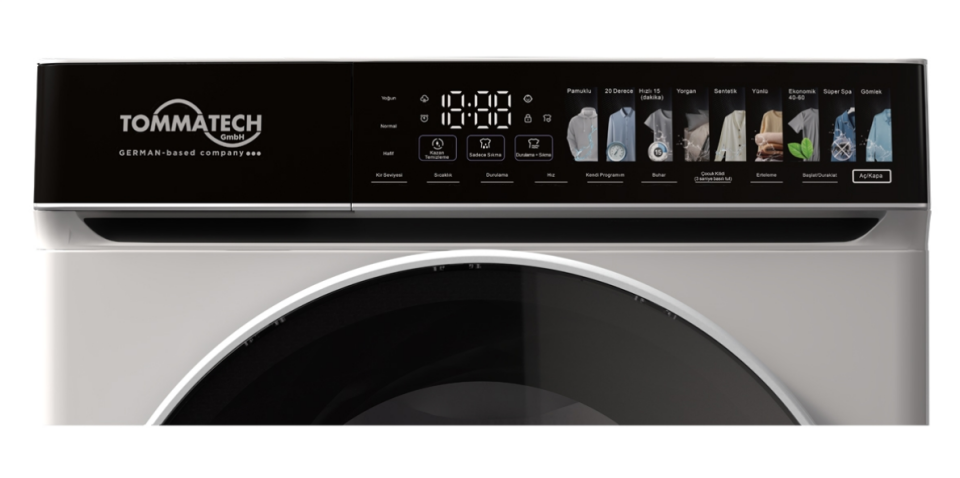 Tommatech TCM-1014001-BB 10 Kg Çamaşır Makinesi
