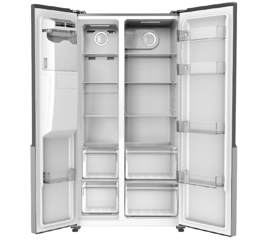 Tommatech TSB-491576-WIDIMP No-Frost Su Ve Buz Dağıtıcılı Sıde-By-Sıde 577L Inox Buzdolabı