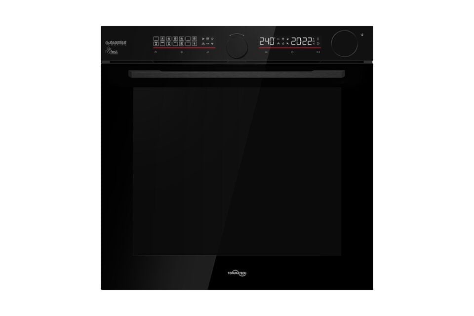 TommaTech TAF6001BS Ankastre Elektrikli Fırın 60 Cm Siyah Cam