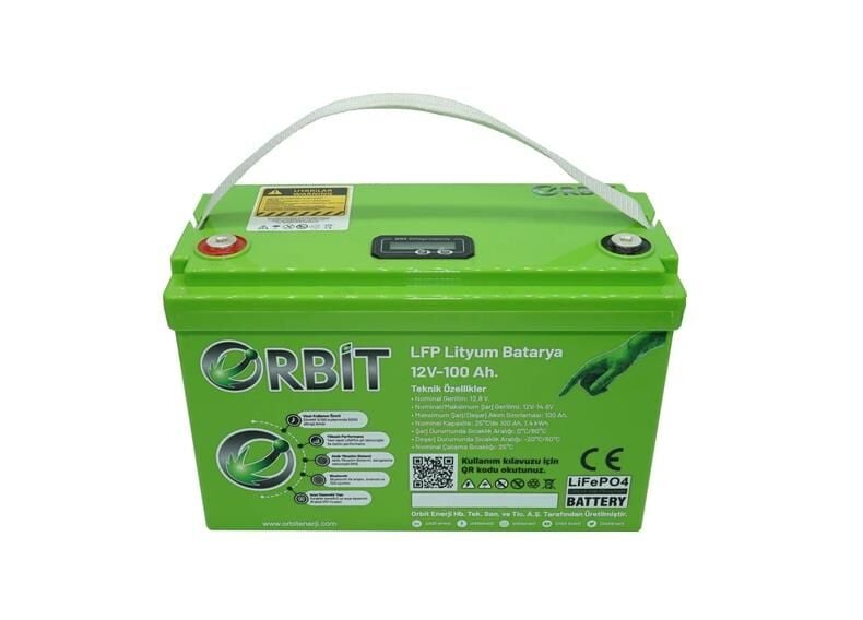 ORBİT 12V 100Ah LiFePO4