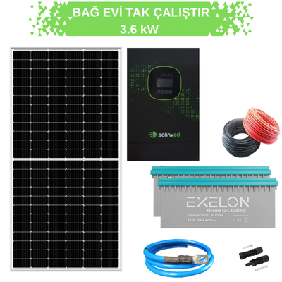 3.6 kW Bağ Evi Paketi Eko Sistem