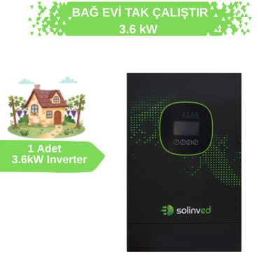 3.6 kW Bağ Evi Paketi Eko Sistem