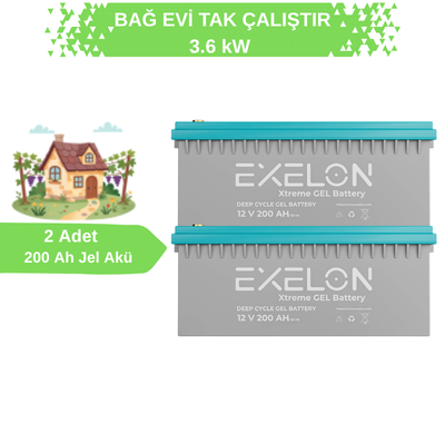 3.6 kW Bağ Evi Paketi Eko Sistem