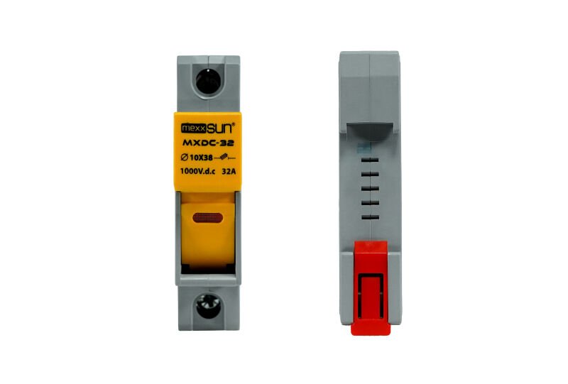 DC Sigorta + Sigorta Yuvası (16A 1000V) - 12 Adet