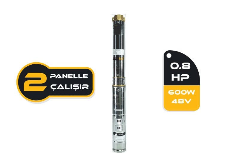 DC pompa 0.8 Hp / 600W / 48V (3RDC3.5-80-48-600)