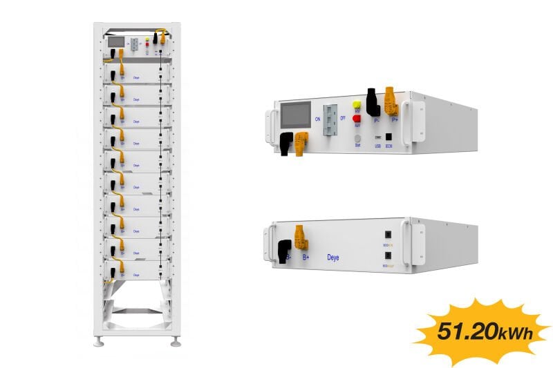 DEYE Yüksek Voltaj Lityum Akü 51.20 kWh