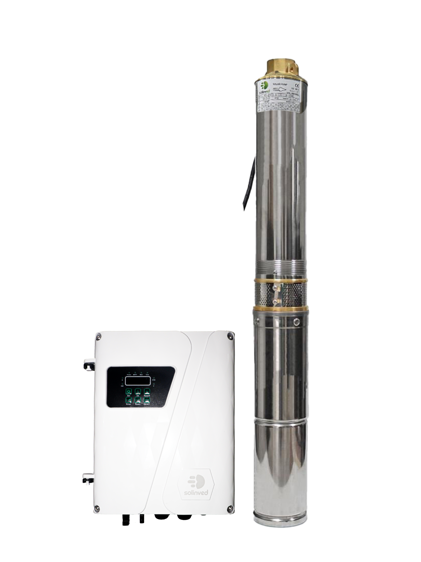 AC-DC Pompa 4 İnç 220V 2200 Watt 14 Ton HMAX: 125 mt Outlet: 2